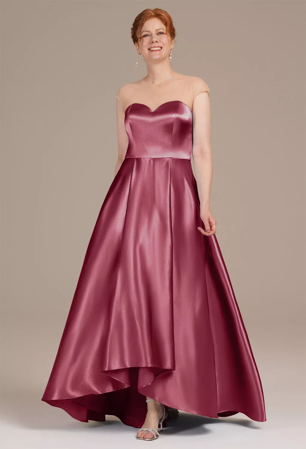 AW Theodosia Desert Rose  Mother of the Bride Dresses